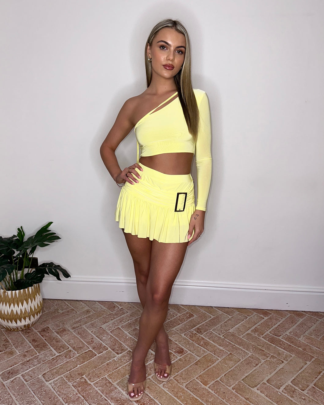 ‘Connie' Co-Ord in Lemon