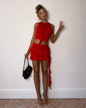 Load image into Gallery viewer, &#39;Elvira&#39; Red Co-Ord

