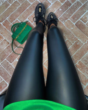 Load image into Gallery viewer, Essential Faux Leather Leggings in Black
