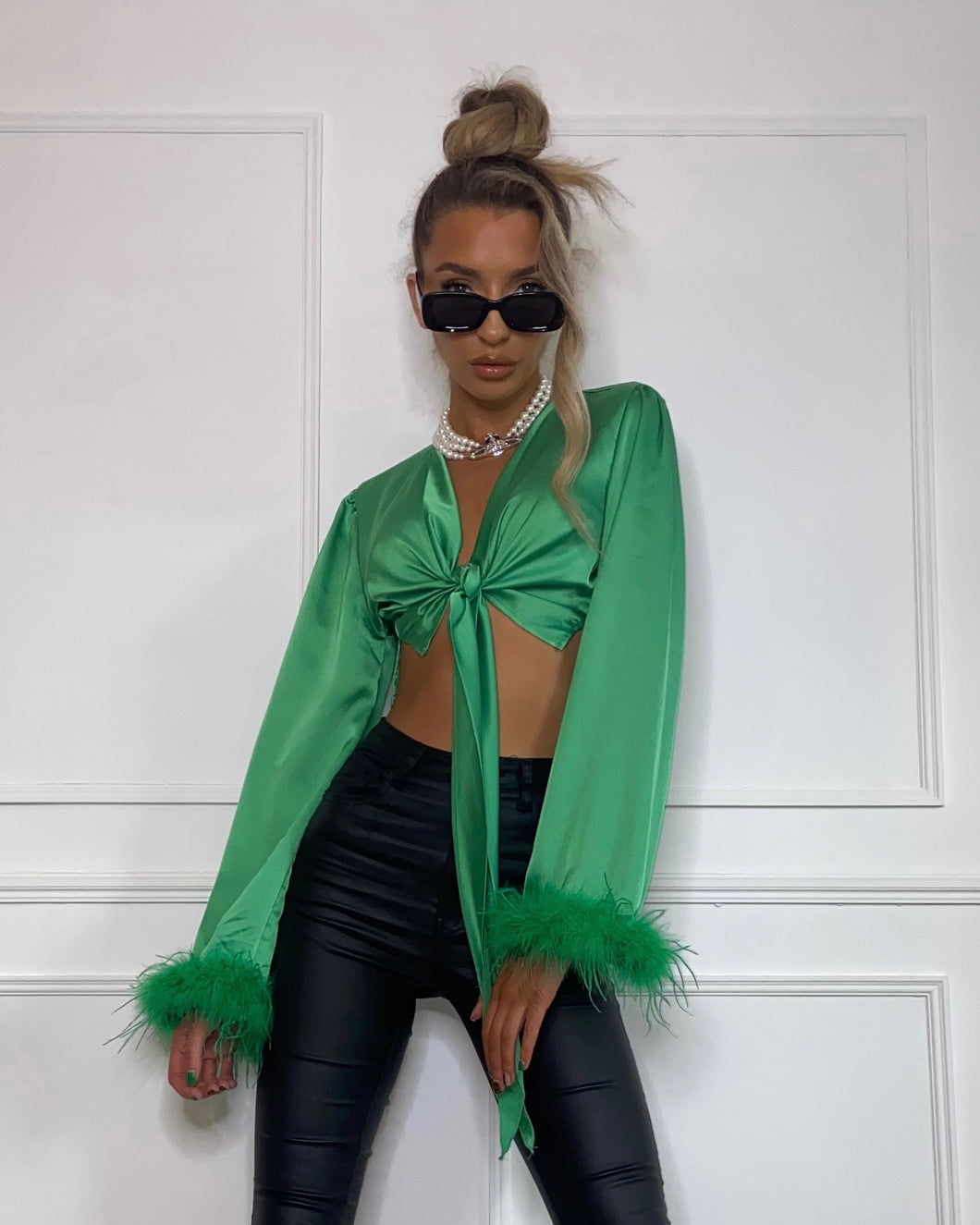 The ‘Diana’ Top in Green