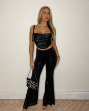 Load image into Gallery viewer, ‘Rumi’ Sequin Flares
